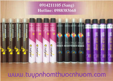 Tuýp thuốc nhuộm - Chi Nhánh - Công Ty TNHH SXTM Tuýp Nhôm Thuận Quân